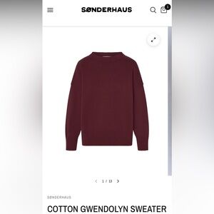 Cotton gwendolyn sweater sonderhaus
